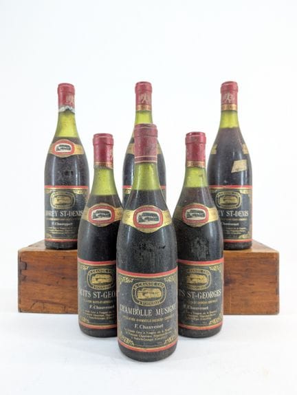 6 Flaschen:
- 3 Flaschen Domaine F. Chauvenet, Mor