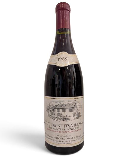 1瓶弗里堡酒庄（Domaine Fribourg）1989年份科特-德-努伊-维拉日（Côte de