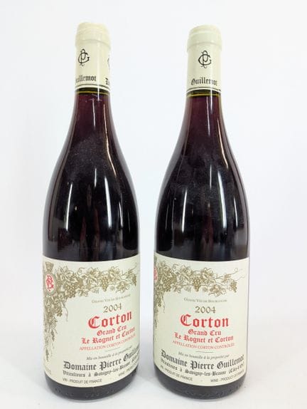 2 bouteilles Domaine Pierre Guillemot, Corton, Gra