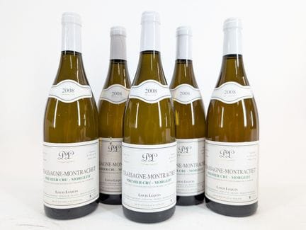 5 bouteilles Louis Lequin, Chassagne-Montrachet, M