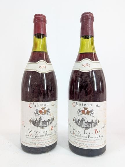 2 bouteilles Michel Pont et ses enfants, Château d