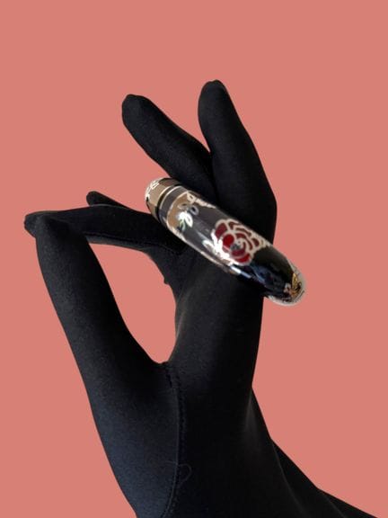 KENZO Bracciale rigido articolato in argento 925 c