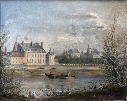 Escuela francesa del siglo XIX, «Vista de la orill