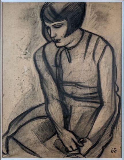 JOUBIN, Georges (1888-1983)
«Retrato de mujer» 
Di
