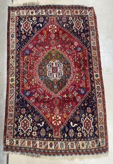 Kasgai-Teppich (Kette, Schuss und Wollflor), Südwe
