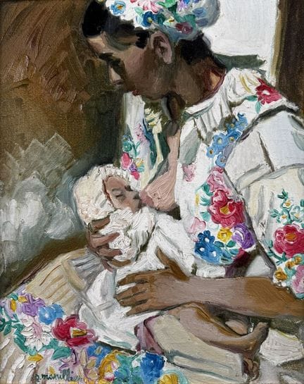 Georges MANILLIER (1906-1981)
"Joven madre amamant