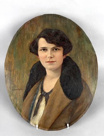Claude LIGONESCHE (1881-1949)
Retrato de una joven