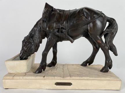 Louis Théophile HINGRE (1832-1911)
Caballo en el a