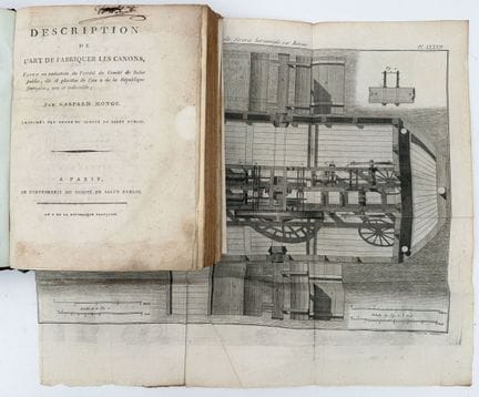 [MILITARIA]. MONGE (Gaspard). DESCRIPTION OF THE A