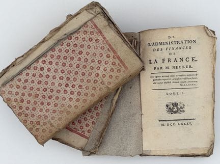 NECKER (Jacques). ON THE ADMINISTRATION OF FRANCE’