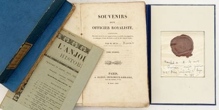 [VENDÉE]. ROMAIN (Félix, Count of). MEMOIRS OF A R