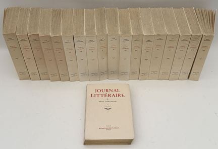 LÉAUTAUD (Paul). JOURNAL LITTÉRAIRE. Paris: Mercur