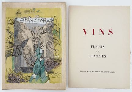 WINES, FLOWERS, AND FLAMES. P. Klein, [1952]. Foli