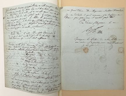 [ALGERIA]. HANDWRITTEN LETTER FROM A SOLDIER OF TH