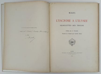 [FENCING]. MARS [Pen name of Maurice BONVOISIN]. F