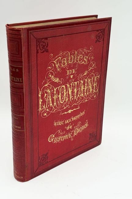 [GOLD-EMBOSSED]. LA FONTAINE (J. de). FABLES DE LA