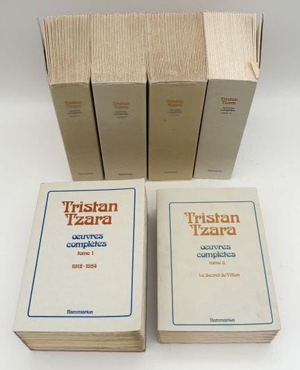TZARA (Tristan). COMPLETE WORKS. Edited, introduce