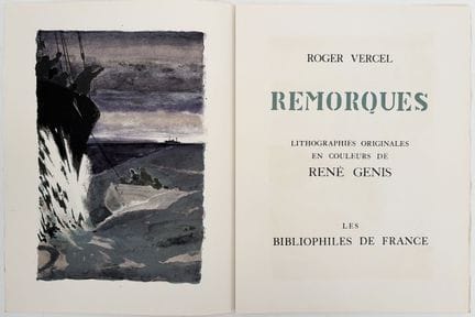 [GENIS]. VERCEL (Roger). REMORQUES. Paris: Bibliop