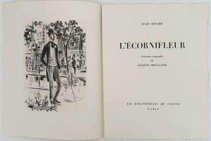 [BOULLAIRE]. RENARD (Jules). L'ÉCORNIFLEUR. Paris: