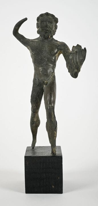 Statuetta raffigurante Eracle nudo, con il braccio