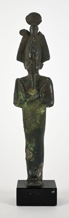 Statuetta raffigurante il dio Osiride in forma di 