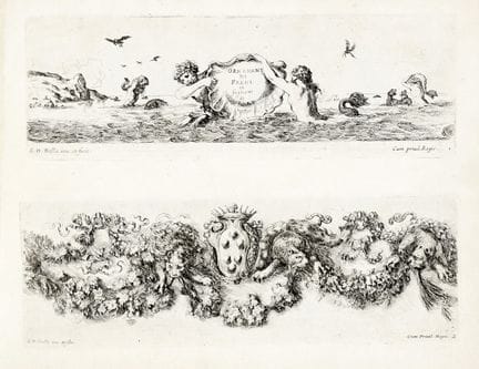 Stefano Della Bella, Ornements de frises et de feu
