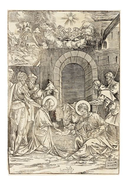 Francesco De Nanto (ou Denanto), Adoration des ber