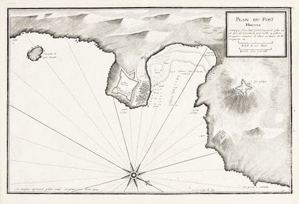 Jacques Ayrouard, Map of Port Hercule. Paris or Ma