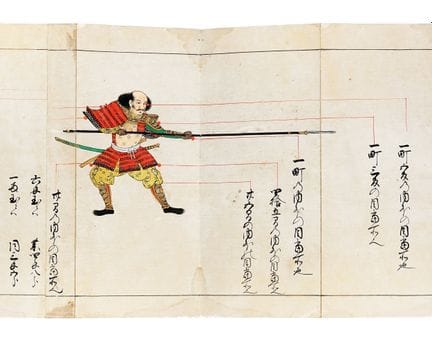 稻留清直（亦称稻留一武或稻富一武）[著]，《靶规》（Meate no okite）。19世纪。折本（