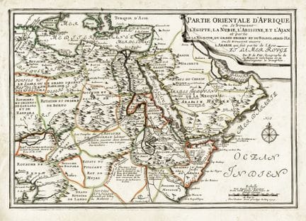 Nicolas De Fer, The Eastern Part of Africa, where 
