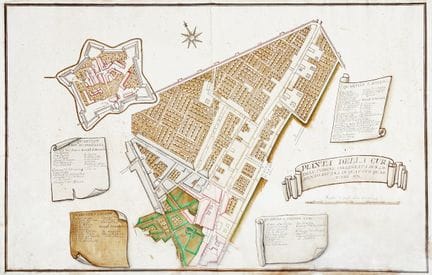 Anonymous, first half of the 18th century, Map of 