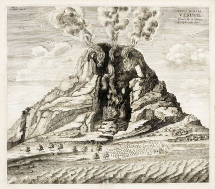 Athanasius Kircher, *Typus Montis Vesuvii Prout ab