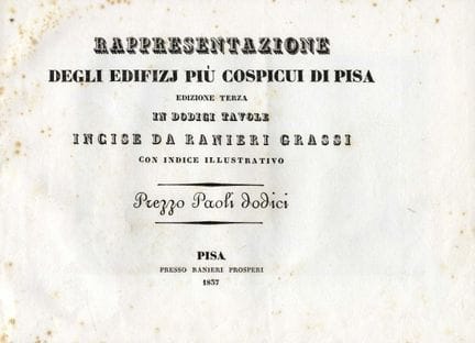 Ranieri Grassi, *Representation of the Most Notabl