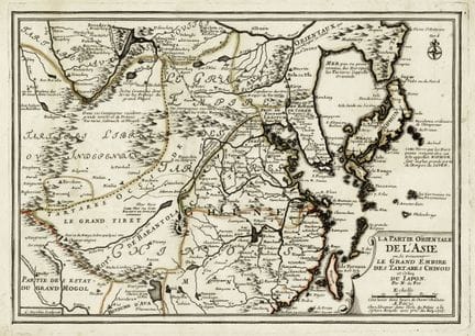 Nicolas De Fer, *The Eastern Part of Asia, Where t