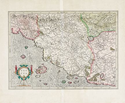 Gerard Mercator, Tuscia. Amsterdam: published by I
