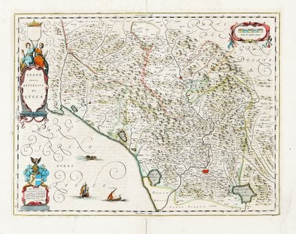 Willem Janszoon Blaeu, Map of the Republic of Lucc