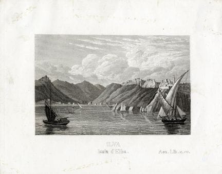 Various artists, Set of four small views—two engra