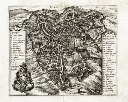 Matthaus Merian, Sena.  Frankfurt: Published by th