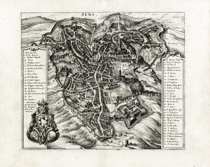 Matthaus Merian, Sena. Frankfurt: Published by the