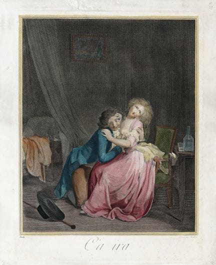 路易-莱奥波德·博伊利 [作]，《Ça ira / Ça a été》。约1792年。上色铜版画。5