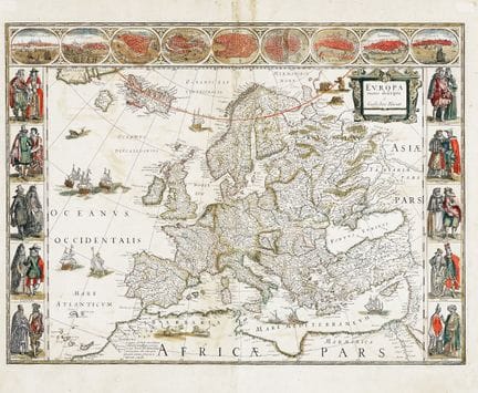 Willem Janszoon Blaeu, *Europa recens descripta à 