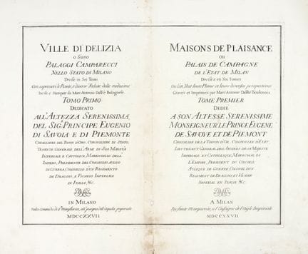 Marc'Antonio Dal Re, Villas of Delight, or Beautif