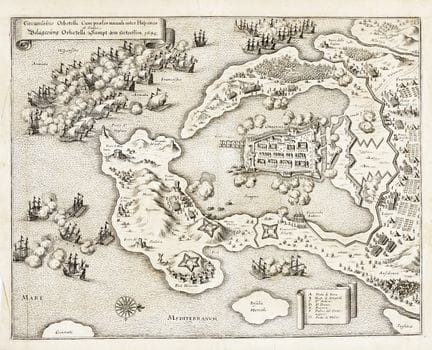 Matthaus Merian, Circumsessio Orbetelli Cum Praeli