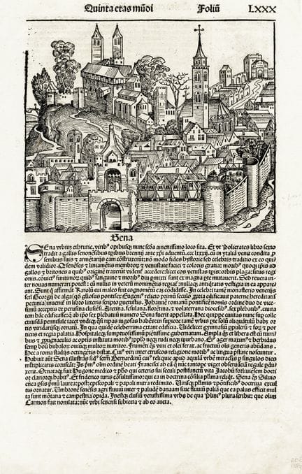 Hartmann Schedel, Sena. Nuremberg: Anton Koberger 