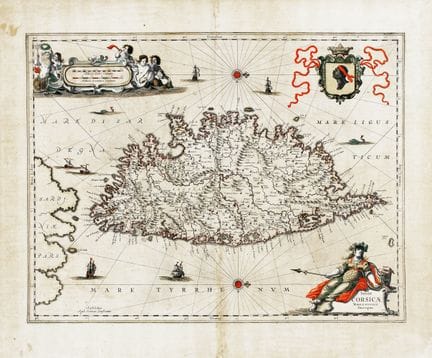 Johannes Janssonius, *Insulae Corsicae Nova &amp; 