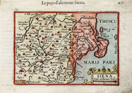 彼得·范德凯尔（Petrus Kaerius），《锡耶纳周边地区》/锡耶纳。 [阿姆斯特丹]：克里斯