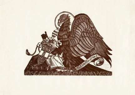布鲁诺·达·奥西莫·特兰奎洛·马兰戈尼，一套包含2幅版画的作品。1948-1960年。1) 达·奥西