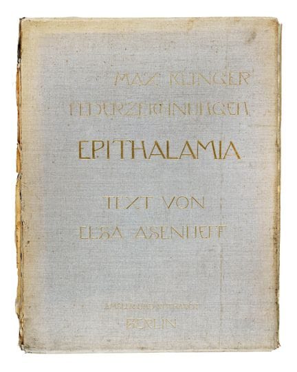 Max Klinger, Epithalamia. Umrahmung in Federzeichn