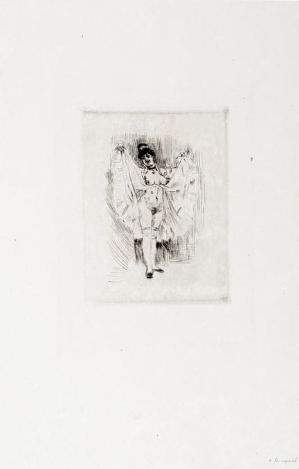 费利西安·罗普斯（Félicien Rops），一套由4幅以女性裸体为主题的版画组成的作品集。188