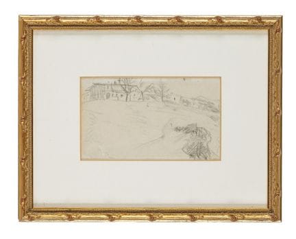 Crayon sur feuille de carnet de croquis. 107 x 175